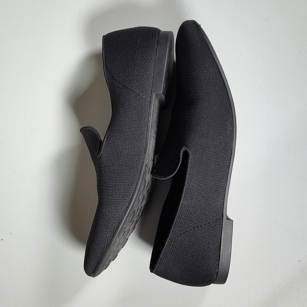 Born black knit slip on loafer flats 9 - Picture 7 of 12